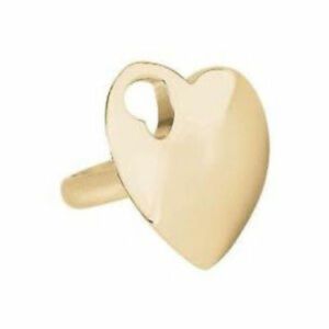YSL Yves Saint Laurent Cut Out Heart Ring
